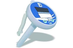 DIASA INDUSTRIAL Thermomètre Solaire Flottant pour Piscine - Surveillance Précise et Facile de la Température de l'Eau