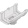 White Running Outlet for Marley Classic Ogee Gutter of Ultraframe Classic Conservatory Roof Guttering