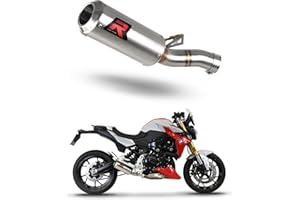 DOMINATOR EXHAUST SYSTEM DOMINATOR Terminale di Scarico Silenziatore Marmitta GP compatibile con F 900 R 2020-2023