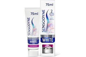 Sensodyne Clinical White Sensitive Teeth Whitening Toothpaste, Stain Protector, Extra Fresh, 75ml