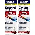 Emetrol (2 Pack)- For Nausea & Upset Stomach, Cherry, 4 fl oz each.