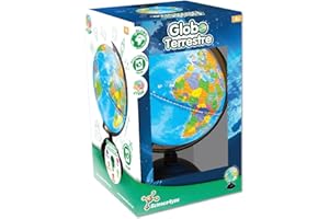 Science4you - Globo Terráqueo y Atlas Mundial, Libro Educativo, Globo Girable para Niños 6 7 8 9 10 Años