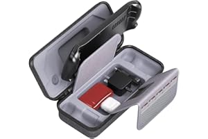 AriKroii Case für Steam Deck, Steam Deck hülle mit weicher Auskleidung für SD-Karte AC-Adapter Rundumschutz Eva-Hartschale Hülle Tragetasche für Steam Deck Zubehör, Stoßfest, Reisefreundlich