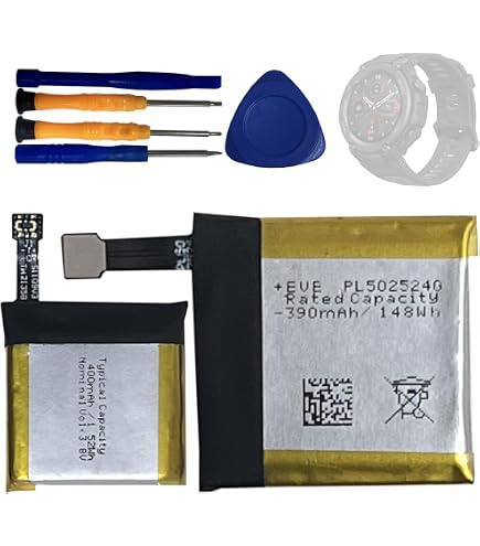 Batteria Ad Alta Capacità Per Amazfit GTR 2 E 2E – 560 MAh PL542524GH Con Kit Di Riparazione Incluso