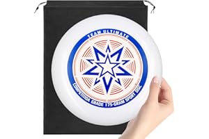 ‎HONGECB HONGECB Frisbee Ultimate Competition Disc Made of Organic Plastic, Professional Throwing Disc with Storage Bag, Stable Trajectory
