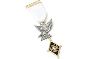 THE MASONIC COLLECTION - Red Cross of Constantine - KHS Companions Breast Jewel - Fine Finishing - With StickPin Fitting - Freemason Gift for Men