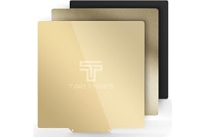 Jusnboir twotrees Placa de acero PEI de doble cara (superficie estructurada + superficie lisa), dos en uno con base magnética 220 x 220 mm, para impresora 3D