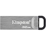 Kingston DataTraveler Kyson Drive Flash USB3.2 32 GB, con Elegante Guscio in Metallo senza Cappuccio Protettivo