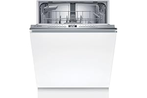 Bosch SMV4ETX08E, Serie 4, Smarter Geschirrspüler Vollintegriert 60 cm, Besteckkorb, Spülmaschine mit Programmassistent, besonders Leise, Rackmatic, Automatische Türöffnung, InfoLight, AquaStop
