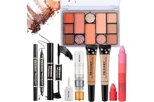 JOYEEE Juego de Maquillaje profesional, Paquete de Maquillaje con Makeup Palette Correctores Lipstick Mascara Eyeliner Gel de Brillo, Kit De Regalo Sorpresa - Ideal para uso Diario y Viajes de Mujeres Niñas