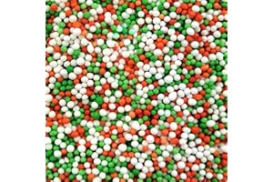 ‎STREUSELHELD SPRINKLESMIXES WITH LOVE Streuselheld Christmas Streusel zum Dekorieren und Verzieren von Gebäck aller Art wie Torten Kuchen Keksen 40g Zuckerstreusel