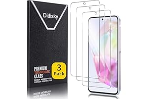 Didisky 3-Unidades Cristal Templado Protector de Pantalla para Samsung Galaxy A35 5G 6,6", Antihuellas, Sin Burbujas, Fácil de Limpiar, 9H Dureza,Transparente