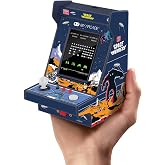 My Arcade Space Invaders Nano Player - Arcade Klasik 4.5 in&ccedil; Oynanabilir Taşınabilir El Mini Arcade Makinesi, 2.4 in&ccedil; Ekran R