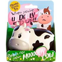Stress Ball Pis De Vache En Silicone - Jouet Anti-Stress à Ventouse - Cadeau Bureau Drôle Pour Collègues