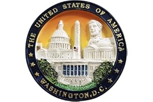 Wedare Magnet Souvenir Washington DC USA Imán 3D para refrigerador, recuerdos turísticos, calcomanías para decoración del hogar y la cocina, imán de nevera de Estados Unidos, 7 x 7 cm