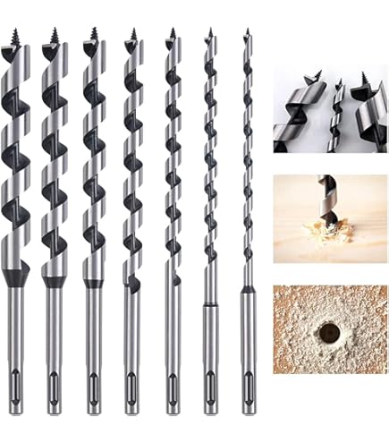 Versery 1PC 6-40mm Acciaio Ad Alto Tenore Di Carbonio 230mm Lavorazione Del Legno Barca Coclea Punta Da Trapano Foro Sega Codolo Esagonale Per Legno Duro Morbido Plastica PVC - Foto 5