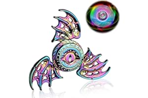 ANZMTOSN Phoenix Cool Fidget Hand Spinners Toy for Kids Adults, Dragon Finger Spinner Metal Focus Fingertip Gyro Stress Relief Hand Finger Spinner Desk Toy Christmas Birthday Gift (Rainbow)