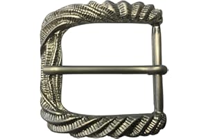 BELTINGER Fibbia per cintura Lines 4,0 cm | fibbia intercambiabile per cintura 40mm solida | fibbia a spillo | cintura intercambiabile fino a 4cm