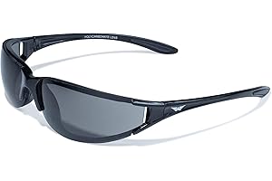 Global Vision Eyewear T-4 Series with Gloss Black Frames and Smoke Lenses