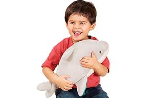 B. 062243455702 Softies przytulany pluszowy rekin, biały