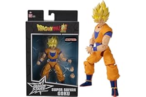 Dragon Ball Super Bandai Action figure snodabile Super Saiyan Goku Dragon Stars 17cm – Figurina Goku con accessori – Licenza ufficiale Dragon Ball – Giocattolo per bambini dai 4 anni in su –36192