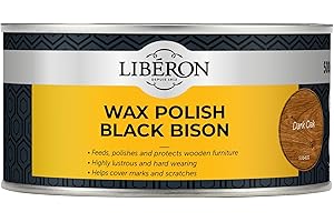 Libéron Wax Polish Black Bison Paste Dark Oak 500ml