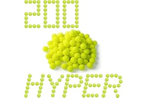 TOYER 200 Rotondi Ricarica Sfere Munizioni per Nerf Hyper Blaster Series Stock Up Hyper Games