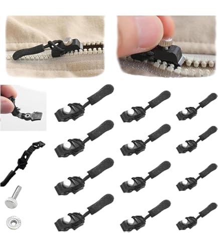 10 Ensembles Alliage Réparation Fermeture éclair Bouchon Extrémité Ouverte Fermeture éclair Bouchon Couture Fermeture éclair Vêtements Accessoires Practical