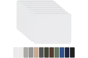 OAZ Toppe Autoadesive in Nylon, 20x15cm 8 piezas Toppa di Riparazione per Piumini, Toppe di Riparazione Impermeabile, Toppa Adesiva per Tessuti, per Tende, Borse, Sacco a Pelo, Bianco