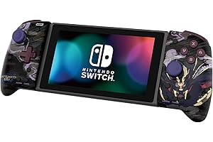HORI Split Pad Pro, Controller ergonomico per la Modalità Portatile - Monster Hunter Rise - Ufficiale Nintendo - Nintendo Switch
