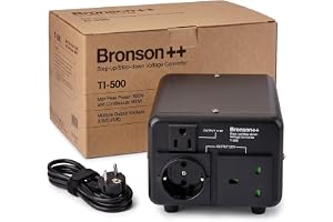 Bronson TI 500 Spänningsomvandlare Transformator 110V/230V USA Resa 500W