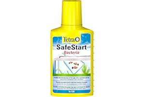 Tetra SafeStart 100ml - Permite introducir peces en el agua inmediatamente después de montar un acuario, Las bacterias vivas que contiene crean instantáneamente un hábitat biológicamente activo