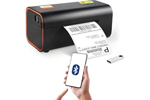 Yinleader Stampante termica DHL per etichette – Attrezzature per etichette 4 * 6 Stampanti per etichette Bluetooth – Stampa per telefono cellulare, stampante termica per etichette, compatibile con