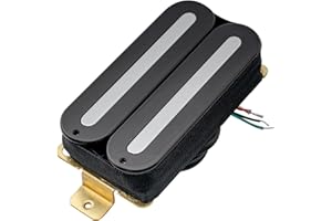 MUSICLILY Artec HXTN Super Power Dual Hot Rail Ceramic Humbucker Electric Guitar Neck Pickup 8.4K, Black