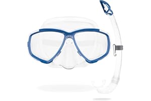 CRESSI Perla - Single Máscara Perla o Conjunto Perla con Máscara y Tubo México para Buceo y Snorkel, Talla Única, Unisex
