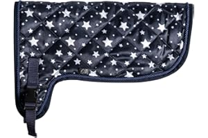 HKM Hobby Horsing Print Decke, Navy Mit Sternenmuster, One Size