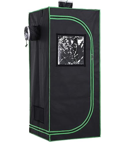 BAY6 Grow Tent 1.0m x 1.0m x 1.8m | Indoor Hydroponic Grow Tent with 95% Reflective Mylar | Lightproof Design