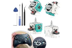 RongZy 4PCS pour Xbox Elite Series 2 Joysticks Remplacement Analogique pour Xbox Series 2 3D Joysticks Module Potentiomètre pour Elite Series 2 Joystick Manette Accessoires avec Outils