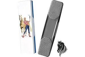 YKHSUAOU Brosse de Massage 6-en-1,Peigne de Massage Pour Chevaux,Cheval Peigne de Massage pour Chevaux, pour les chevaux de compagnie à poils courts brossant