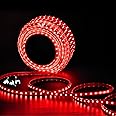 Errol Led Strip Lights | led Rope Light | Water Proof Strip Lights for Room | led Strip Light for Ceiling | Decorative | Home Decor Lights | Diwali Light (5 Meter, Red)