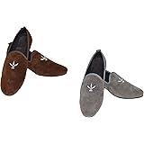 Velour India Men's Dual Tone Velvet Loafers Casual Shoes Moccasins Combo for Men.