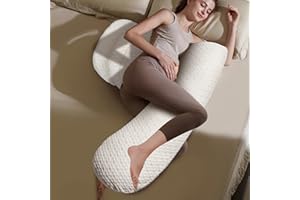 RoamRover Maternity Pillow, Upgraded Dual-Purpose Extended Pregnancy Pillow, Freely Combinable, Belly Support and Waist Protection, Specially Designed for Comfort