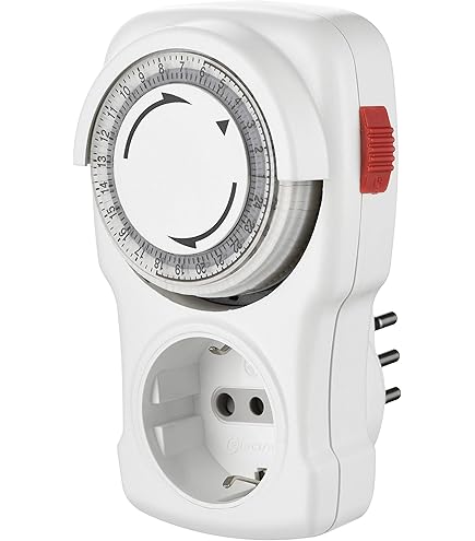 Timer Orologio A Spina Analogico Giornaliero 24 Ore Temporizzatore - Foto 6