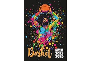 Agenda scolaire Basket 2025 2026 Journalier 1 jour par page Petit format 12x17 Garçon passionné de basketball: Collège, lycée, étudiant, primaire - Original, sport, basketteur - 1 page / jour