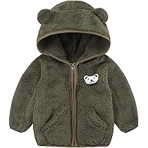 Manteau Polaire Fille Avec Capuche à Oreilles D'ours - Fausse Fourrure épaisse Pour L'hiver - Taille 3 à 14 Ans
