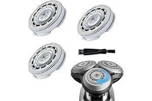 Cosmeria SH90 Testina di ricambio per rasoio Philips Series 9000, compatibile con Series 9000 (9XXX), lame di ricambio per rasoio da uomo Philips con spazzola di pulizia