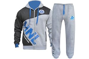 GUBA® Tracksuit Bottoms Men, Sweatshirt Hoodie and Joggers for Men, HNL Projection Pants Men Tracksuit Bottoms Running Trousers Men, Tracksuit Full Set for Peripatetic Gym Clothes Men for Bodybuilders