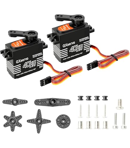 Servomoteur 6.8V ANNIMOS Servo Moteur RC 40kg - Étanche IP66