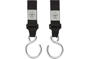 LÄSSIG Lassig Casual Stroller Hooks, Pack of 2, Metal