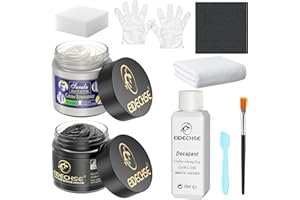 VINTONEY 1de solution de préparation de coloration du cuir(Leather coloring preparation solution), crème rénovatrice, de peinture de réparation pour cuir